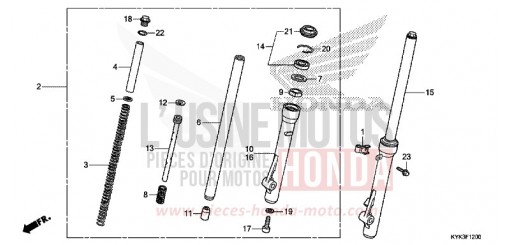 FRONT FORK CRF110FH de 2017